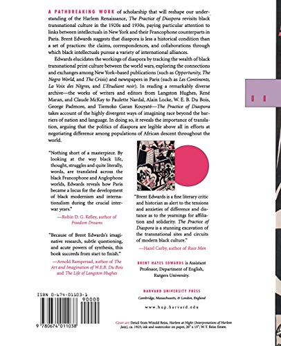 The Practice Of Diaspora: Literature, Translation, And The Rise Of Black Internationalism,Used