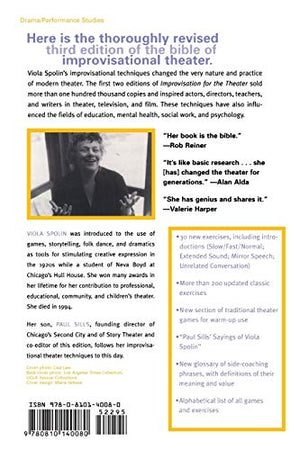 Improvisation For The Theater: A Handbook Of Teaching And Directing Techniques (Drama And Performance Studies)-used