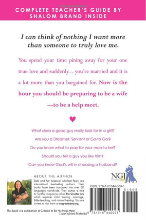 Preparing To Be a Help Meet,New