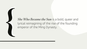She Who Became the Sun (The Radiant Emperor Duology, 1),Used