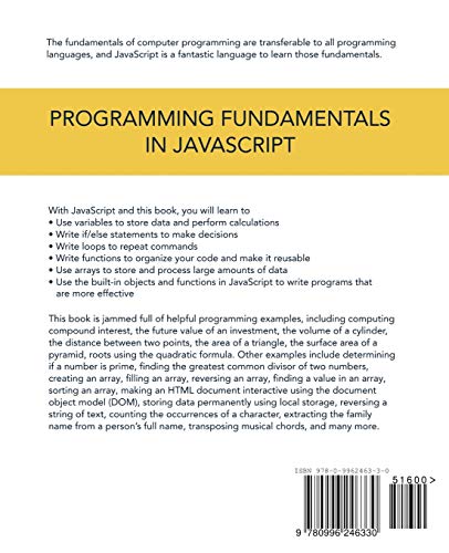 Programming Fundamentals in JavaScript,Used
