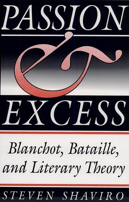 Passion and Excess: Blanchot, Bataille, and Literary Theory,Used