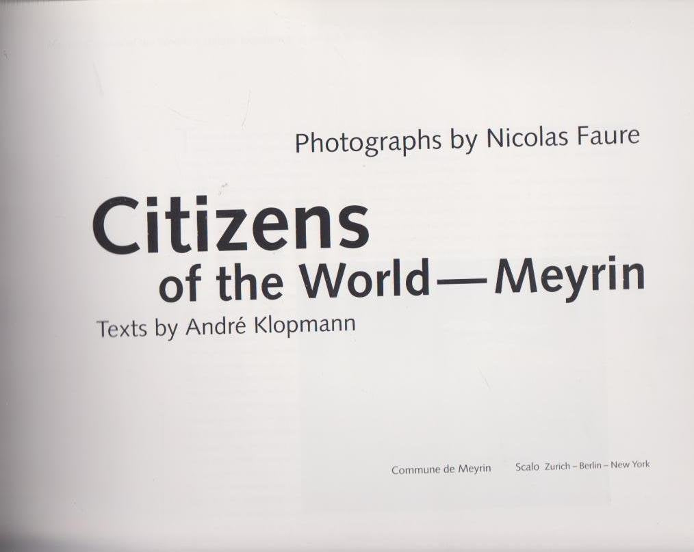 Citizens of the World  Meyrin,Used