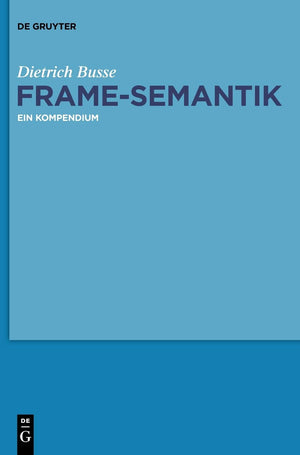 FrameSemantik: Ein Kompendium (German Edition),Used