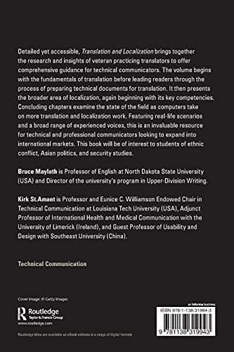 Translation and Localization: A Guide for Technical and Professional Communicators (ATTW Series in Technical and Professional Co,Used