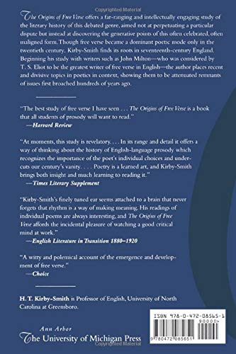 The Origins of Free Verse,Used