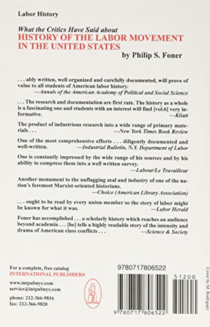 History Of The Labor Movement In The United States: Postwar Struggles 1918 1920 (008) (History Of The Labor Movement, 8),New