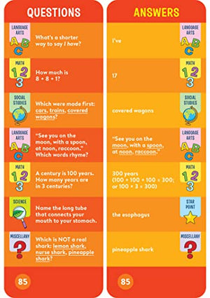 Brain Quest 2Nd Grade Smart Cards Revised 5Th Edition (Brain Quest Smart Cards)