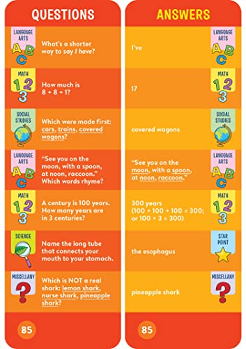 Brain Quest 2Nd Grade Smart Cards Revised 5Th Edition (Brain Quest Smart Cards)