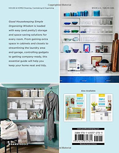 Good Housekeeping Simple Organizing Wisdom: 500+ Quick & Easy Clutter Cures (Volume 3) (Simple Wisdom),Used