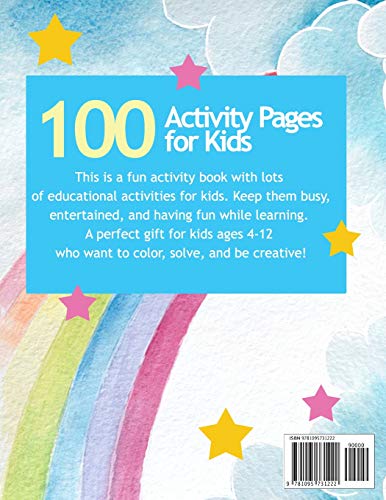 Unicorn Activity Book: For Kids Ages 812  100 pages of Fun Educational Activities for Kids, 8.5 x 11 inches,Used