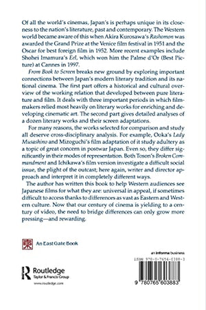 From Book to Screen: Modern Japanese Literature in Films,Used