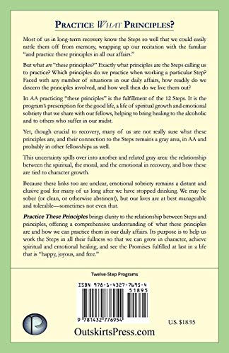 Practice These Principles: Living the Spiritual Disciplines and Virtues in 12Step Recovery to Achieve Spiritual Growth, Charact,Used