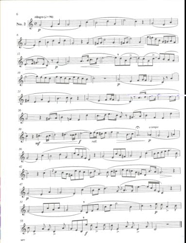 WF7  Melodious Etudes for Trumpet (Selected from the Vocalises of Marco Bordogni),Used