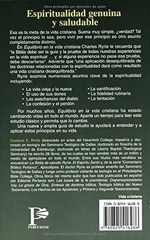 Equilibrio en la vida cristiana (Spanish Edition),Used