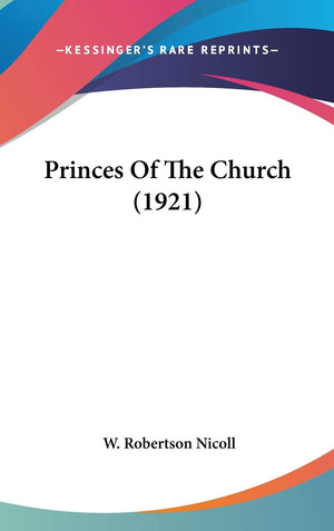 Princes Of The Church (1921),New