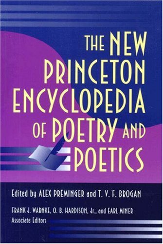 The New Princeton Encyclopedia Of Poetry And Poetics,Used