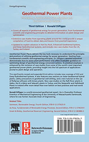 Geothermal Power Plants: Principles, Applications, Case Studies and Environmental Impact,Used
