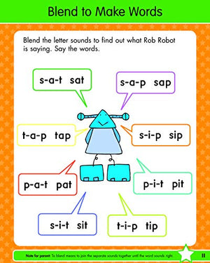 Phonics Workbook for Ages 47 with 75+ Activities, Letter Sounds, Letter Blends, Rhyming Words, Vowels and Consonants, Prefixes ,Used