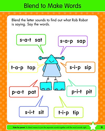 Phonics Workbook for Ages 47 with 75+ Activities, Letter Sounds, Letter Blends, Rhyming Words, Vowels and Consonants, Prefixes ,Used