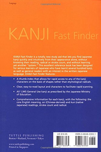 Kanji Fast Finder,Used