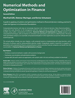 Numerical Methods and Optimization in Finance,Used
