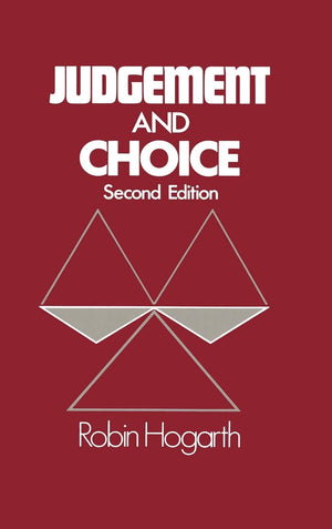Judgement and Choice, Second Edition,Used