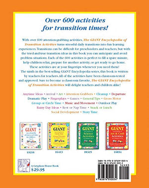 The Giant Encyclopedia Of Transition Activities For Children 3 To 6: Over 600 Activities Created By Teachers For Teachers (The G,New