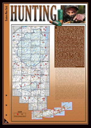 Sportsmans Connection Eastern New York All Outdoor Atlas,Used