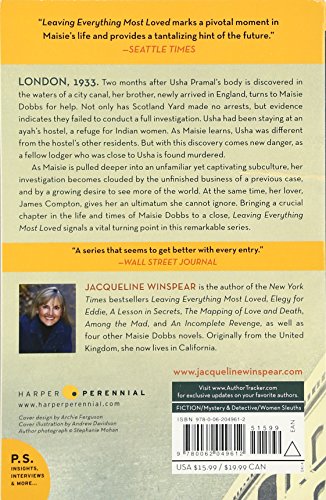 Leaving Everything Most Loved (Maisie Dobbs),Used