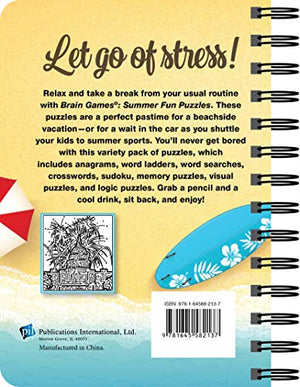 Brain Games  To Go  Summer Fun Puzzles,Used