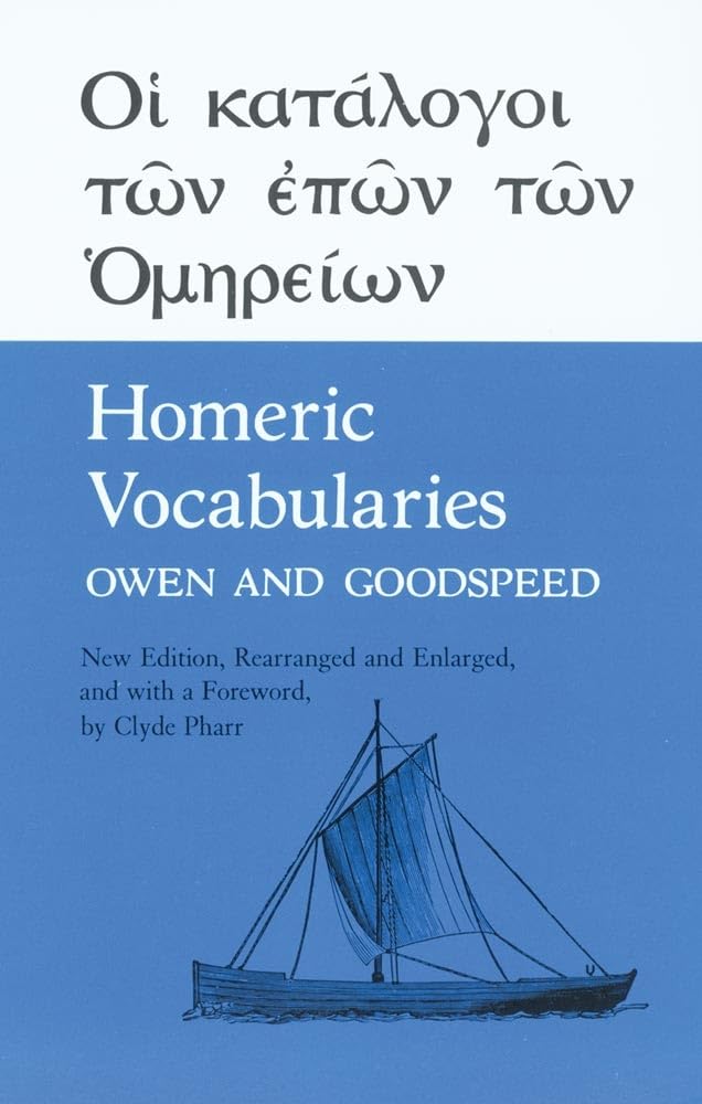 Homeric Vocabularies: Greek And English Wordlists For The Study Of Homer,New