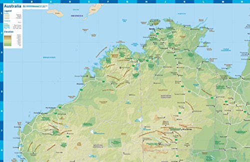Lonely Planet Australia Planning Map - Detailed Travel Guide for Adventurers