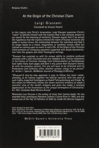 At the Origin of the Christian Claim,Used
