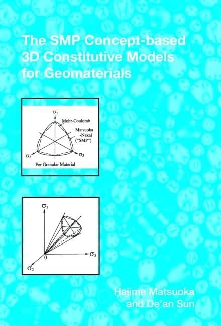 The Smp Conceptbased 3D Constitutive Models For Geomaterials,Used