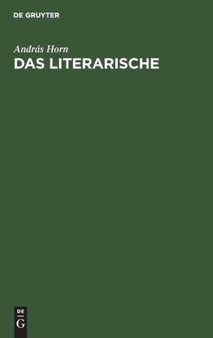 Das Literarische: Formalistische Versuche zu seiner Bestimmung (German Edition),Used