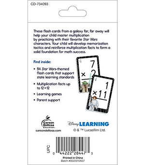 Disney Learning Star Wars Multiplication Flash Cards, 3Rd Grade, 4Th Grade And 5Th Grade Times Table Flash Cards, Multiplication