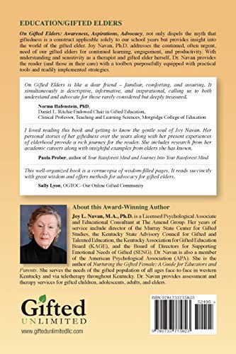 On Gifted Elders: Awareness, Aspirations, Advocacy,Used