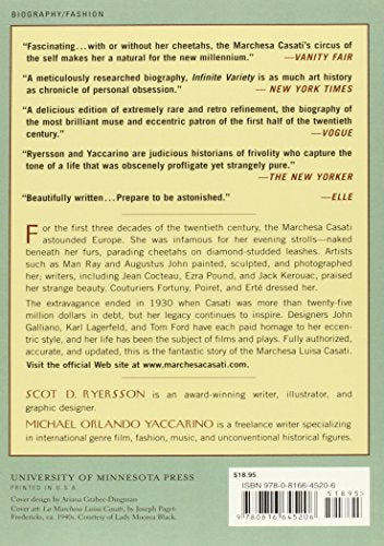Infinite Variety: The Life And Legend Of The Marchesa Casati (Definitive Edition),New