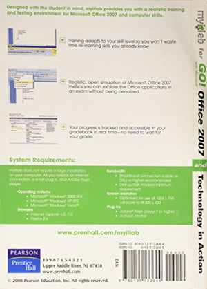 Myitlab for Go! Office 2007 and Technology in Action Pass Code,Used