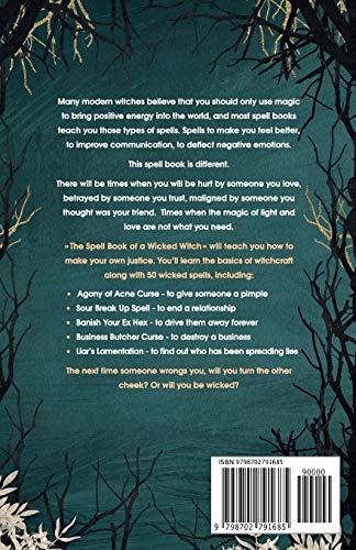 The Spell Book Of A Wicked Witch: Magic Spells To Curse Your Enemies, Hex Your Ex, And Jinx The Jerks In Your Life-new
