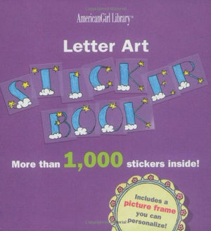 Letter Art Sticker Book,New
