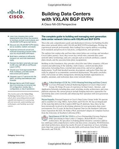 Building Data Centers with VXLAN BGP EVPN: A Cisco NXOS Perspective (Networking Technology),Used