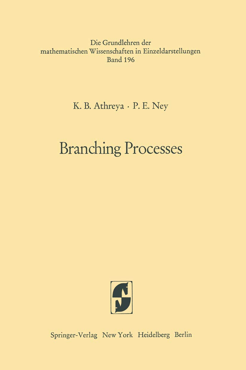 Branching Processes (Grundlehren der mathematischen Wissenschaften),Used