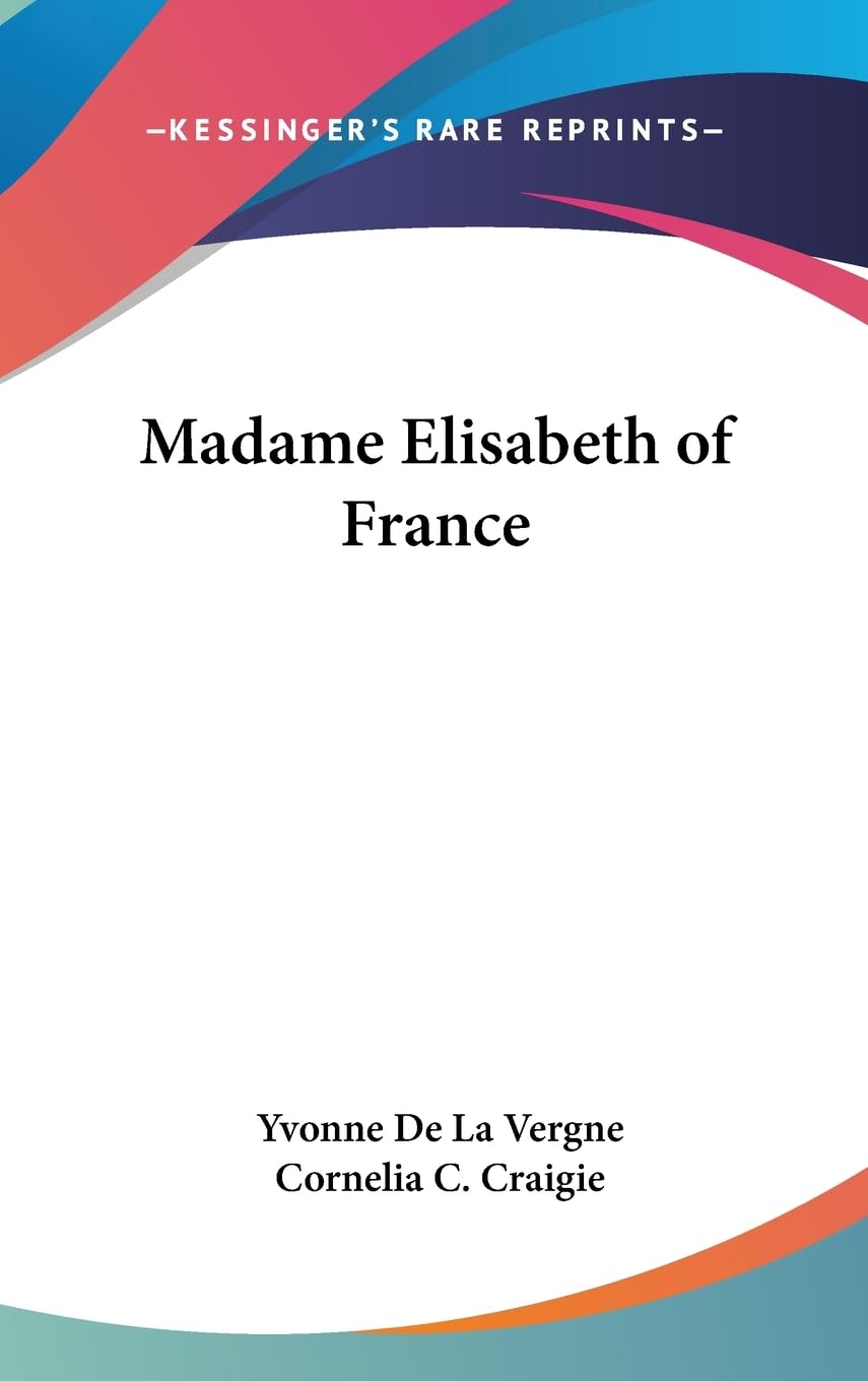 Madame Elisabeth Of France,New