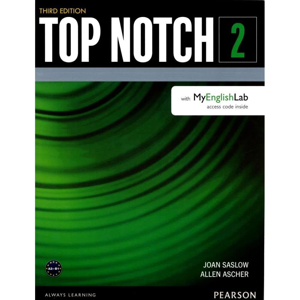 Top Notch 2 Student Book with MyEnglishLab (3rd Edition),Used