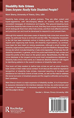 Disability Hate Crimes: Does Anyone Really Hate Disabled People?,Used