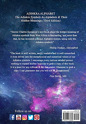 Adinkra Alphabet, Third Edition: The Adinkra Symbols As Alphabets & Their Hidden Meanings,New
