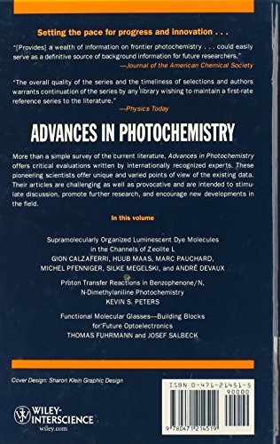 Advances in Photochemistry, Volume 27,Used