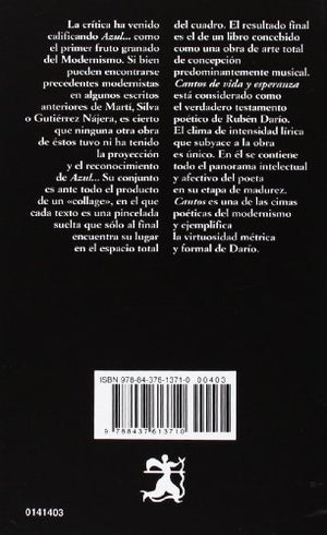 Azul...; Cantos de vida y esperanza (Letras Hispanicas / Hispanic Writings) (Spanish Edition),Used